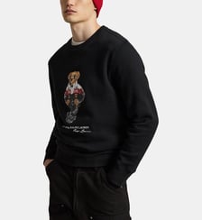 Sweat droit en coton mélangé imprimé Polo Ralph Lauren