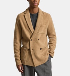 Cardigan blazer croisé en laine et cachemire Polo Ralph Lauren