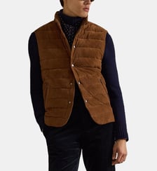 Gilet Stanwood en daim Polo Ralph Lauren