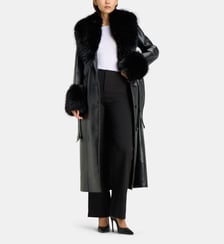 Manteau mi-long droit Estella Stand Studio
