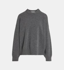 Pull classique ample laine col rond Rohe