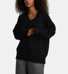Pull ample col V laine Rohe