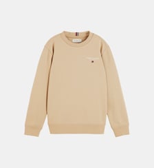 Sweat shirt droit coton logo Tommy Hilfiger