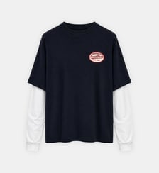 T-shirt droit à double manches longues Sweet Pants