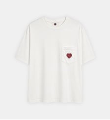 tee shirt col rond patch coeur Sweet Pants