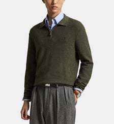Pull col polo en laine lavable Polo Ralph Lauren