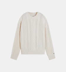 Pull en maille torsadée Tommy Hilfiger