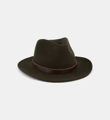 Chapeau en feutre de laine Crushable Fléchet