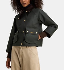 Veste courte Cropped Beadnell Wax coton Barbour