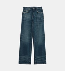 Jean Bonny large coton denim usé Haikure