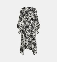 Robe longue fluide portefeuille imprimé fantaisie Karl Lagerfeld