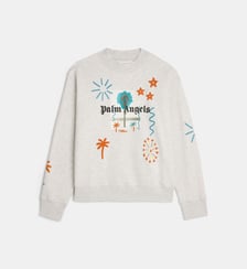 Sweat-shirt palmiers coton Palm Angels