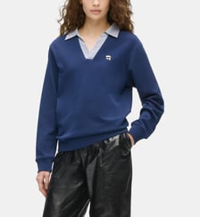 Pull Ikon à col polo Karl Lagerfeld