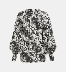 Blouse col V imprimé fantaisie Karl Lagerfeld