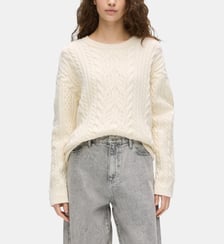 Pull col rond torsadé Karl Lagerfeld