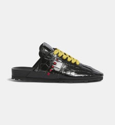 Baskets basses Soccer en cuir imprimé crocodile Marni