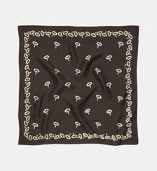Foulard en soie motif floral Marni