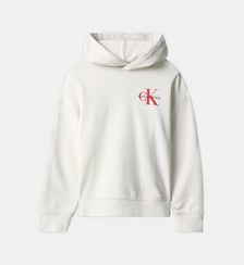 Sweat-shirt à capuche monogramme Calvin Klein