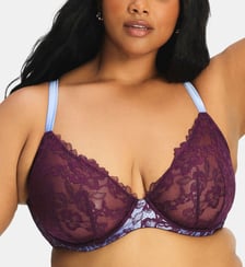 Soutien-gorge emboîtant Satin Secrets Lace Plunge Savage x Fenty