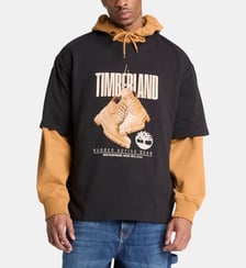 T-shirt droit en coton imprimé Timberland