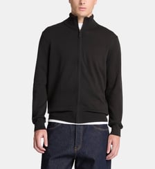 Gilet droit en coton fermeture à glissière signature Timberland