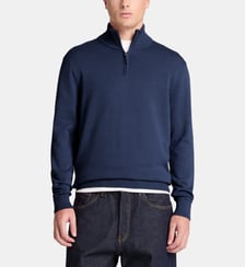 Pull droit en coton col camionneur signature Timberland