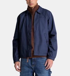 Blouson droit en coton signature Timberland