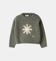 Pull en laine flocon de neige IL GUFO