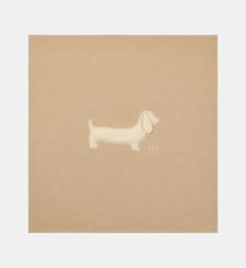 Couverture carrée petit chien IL GUFO