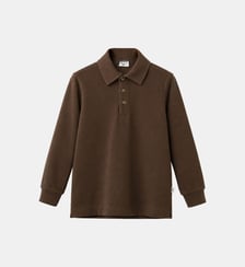 Polo en coton piqué manches longues IL GUFO