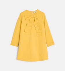 Robe trapèze à manches longues et nœuds IL GUFO