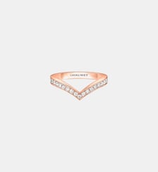 Bague en or rose et diamants Chaumet