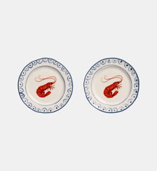 Ensemble de 2 assiettes Crevette &Klevering