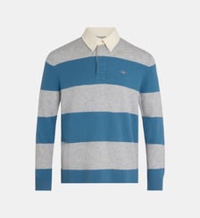 Pull Polo en laine à rayures Gant