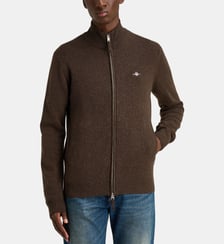 Gilet zippé en laine Gant