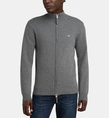 Gilet zippé en laine Gant
