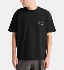 T-shirt en coton Solid Homme