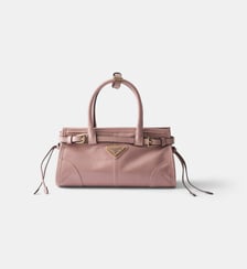 Mini sac à main Bonnie en cuir Prada