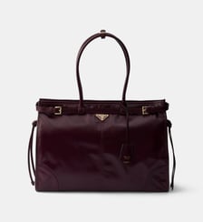 Sac cabas Bonnie en cuir grand modèle Prada