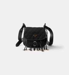 Mini sac porté épaule Corsaire en Re-Nylon et cuir Prada
