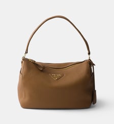 Sac porté épaule en cuir Prada