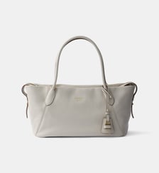 Sac cabas Ouvert en cuir grand format Prada