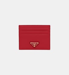 Porte-cartes en cuir Saffiano Prada