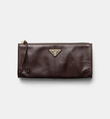 Pochette en cuir Prada