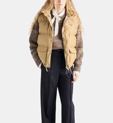Gilet en tissu technique de poids moyen Prada