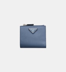 Petit portefeuille en cuir Saffiano Prada
