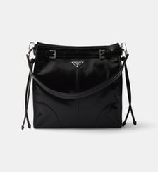 Sac porté épaule Bonnie en cuir Prada