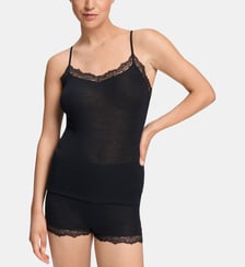 Top à fines bretelles Woolen Lace Hanro