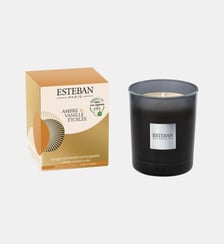 Ambre & Vanille Étoilée - Bougie Parfumée Esteban Paris Parfums