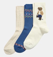 Lot de 3 paires de chaussettes Polo Bear Polo Ralph Lauren